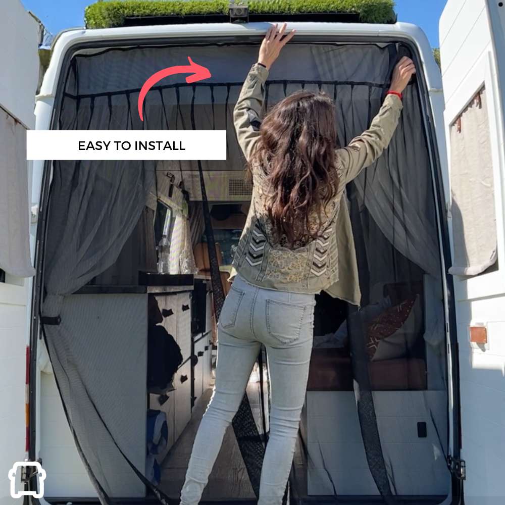 UNIVERSAL Magnetic Fly Screens for Vans (Rear and Side)