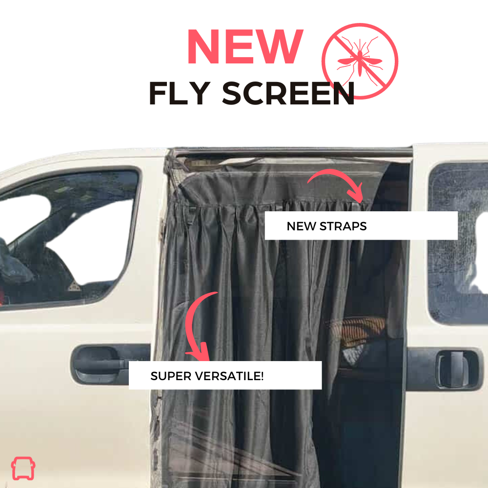 UNIVERSAL Magnetic Fly Screens for Vans (Rear and Side)