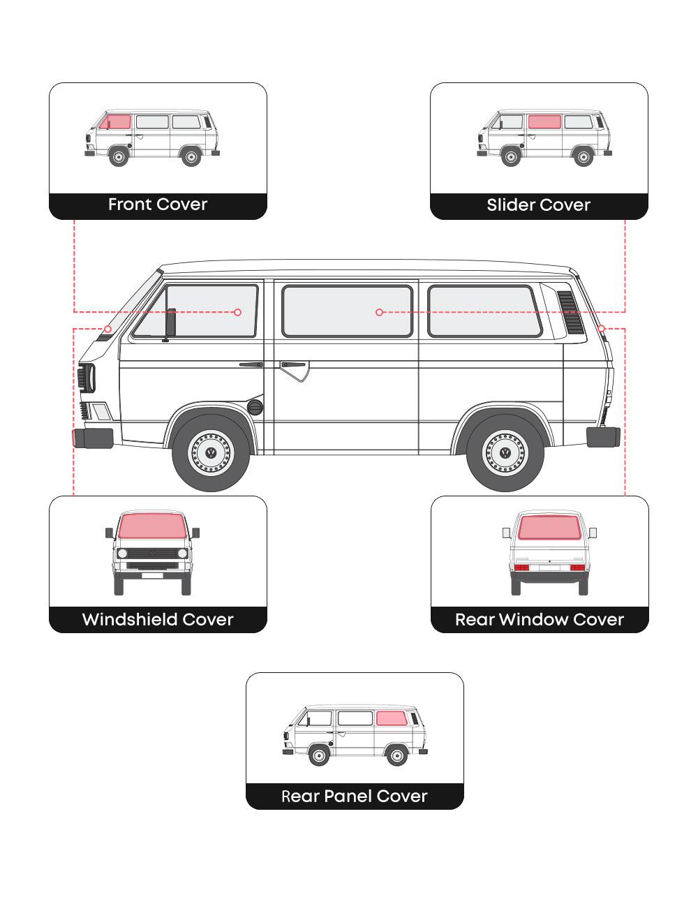 Kombi SUPER Full Set (9 windows)