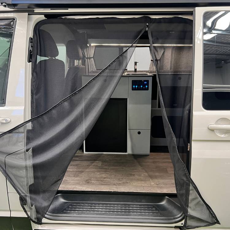 VW Transporter T5/T6 - SLIDING Magnetic Fly Screens