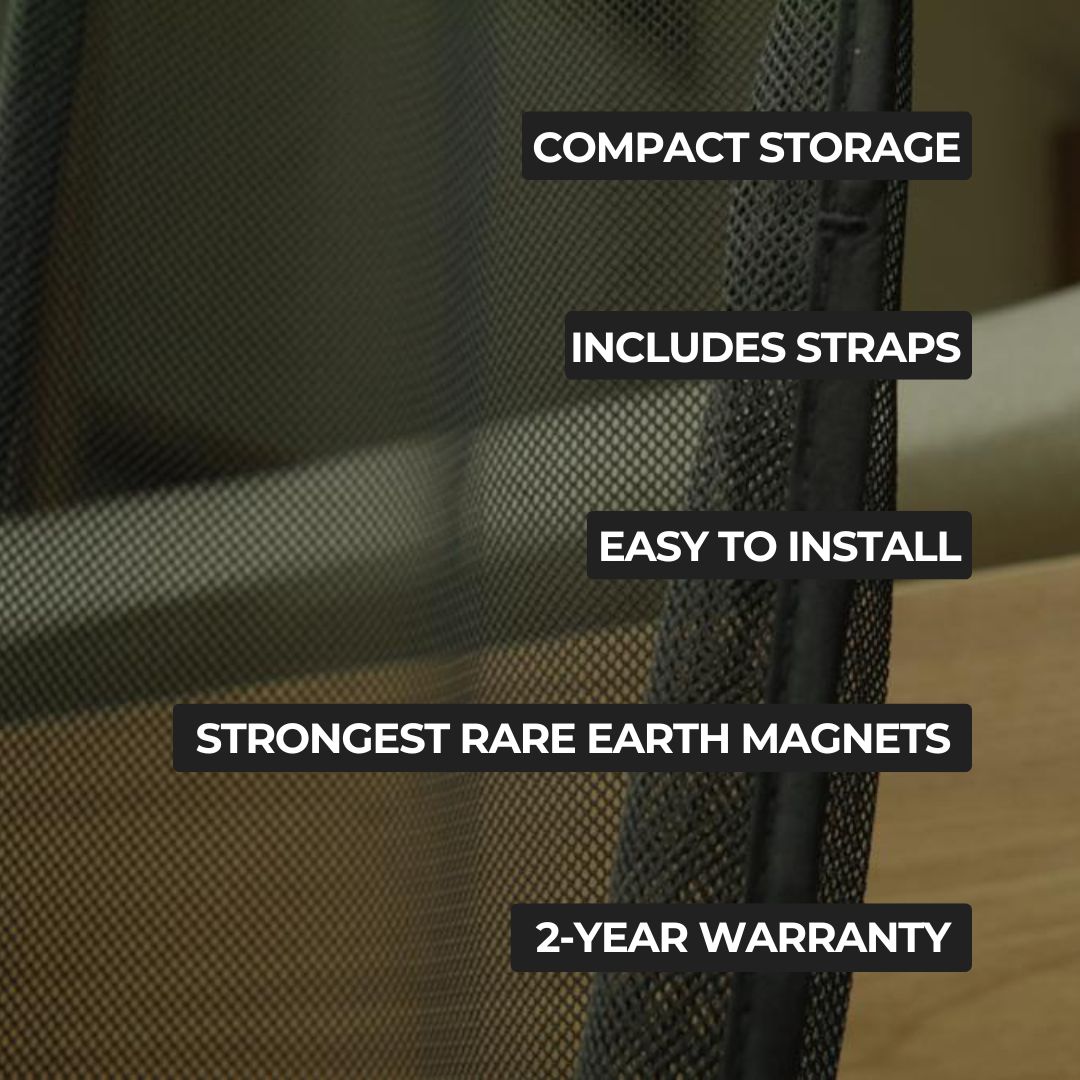 Troopy - FRONT Magnetic Fly Screens (Pair)
