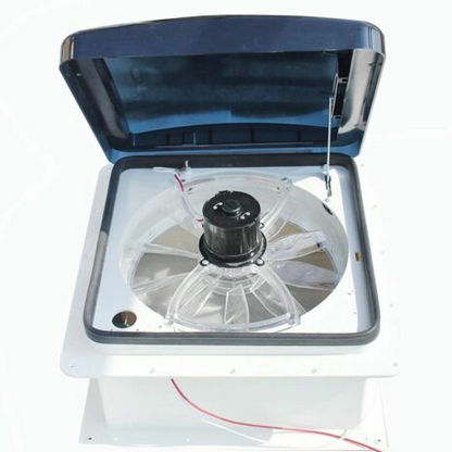 12 volt manual caravan roof vent hatch with smoked lid