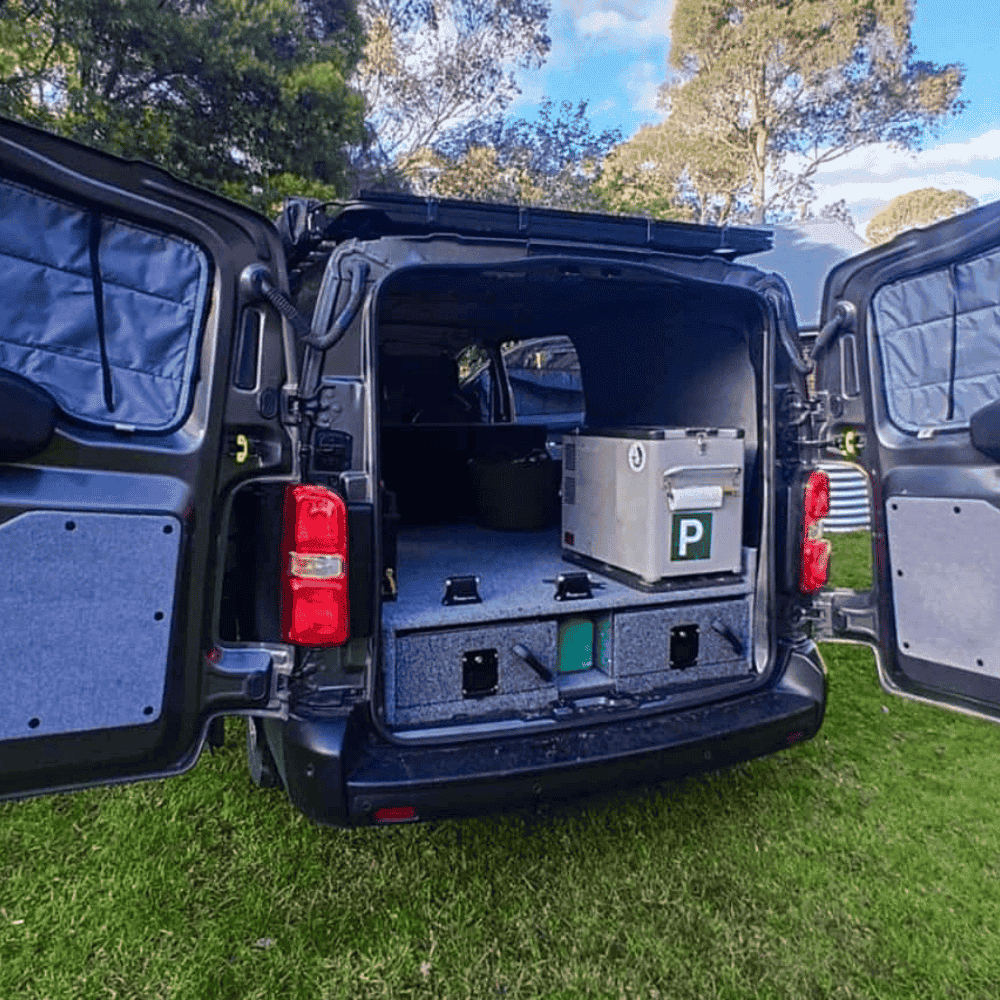 Peugeot Expert rear door window covers pair