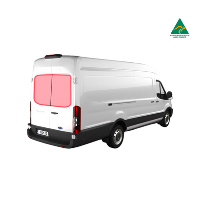 Ford Transit rear door window covers pair
