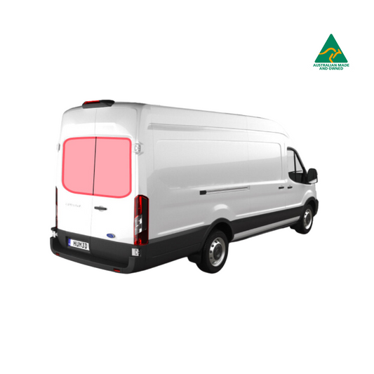 Ford Transit rear door window covers pair