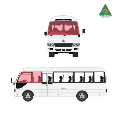 Toyota Coaster cab set window covers