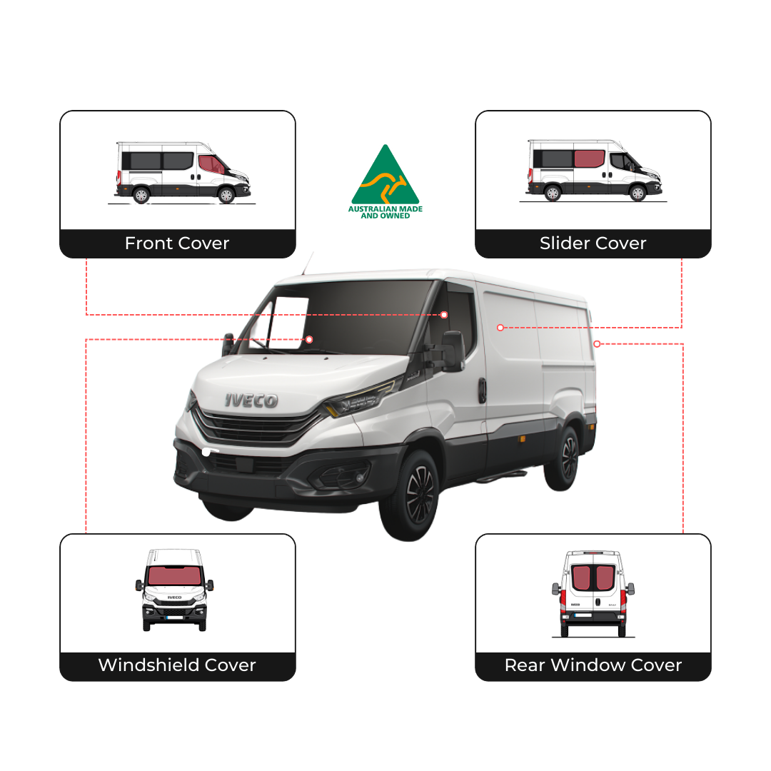 Iveco Daily insulated full set window covers