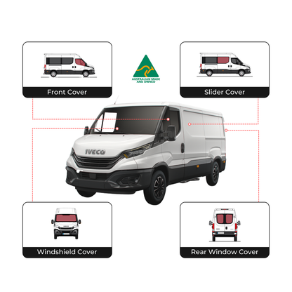Iveco Daily insulated full set window covers