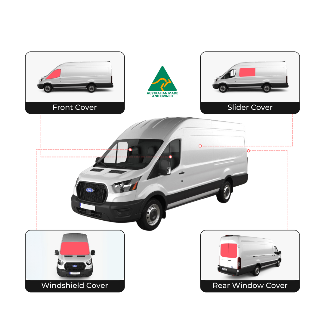 Ford Transit full set window covers