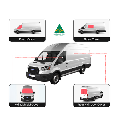 Ford Transit full set window covers