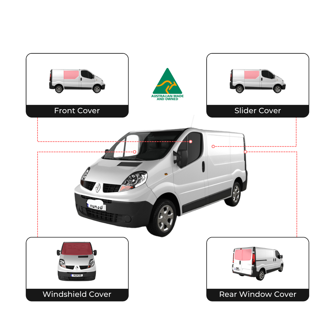 Renault Trafic full set window covers
