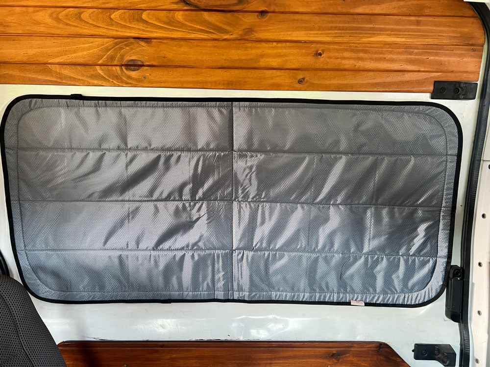 Sliding door window cover for Ford Transit
