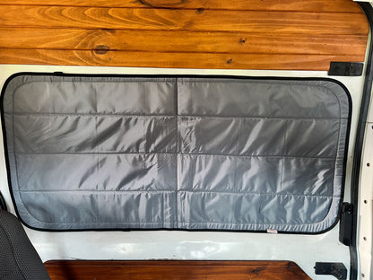 Sliding door window cover for Ford Transit