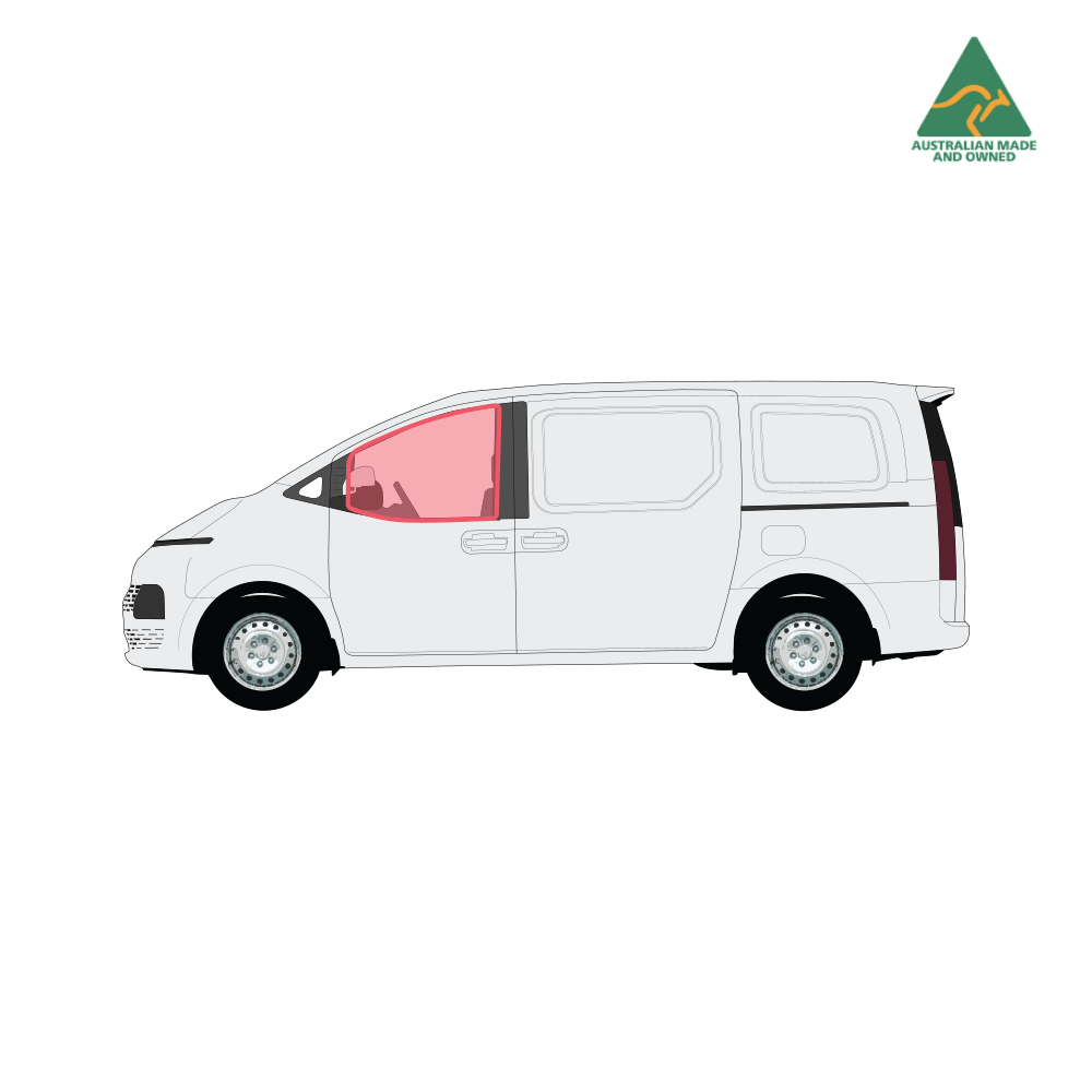Hyundai Staria front door window covers pair