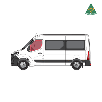 Front door window covers for Renault Master