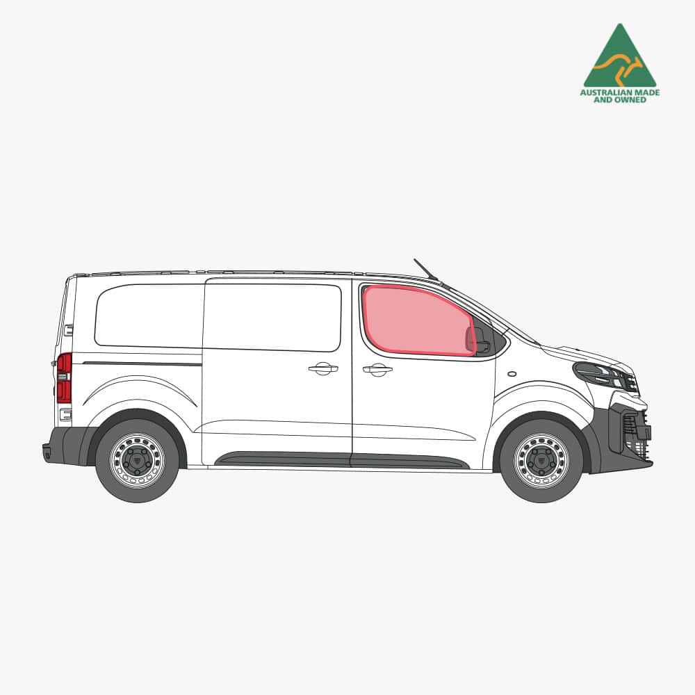 Front door window covers for Peugeot Expert