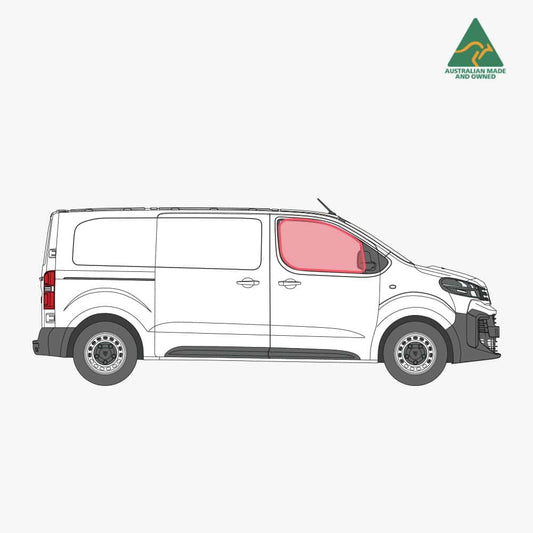Front door window covers for Peugeot Expert