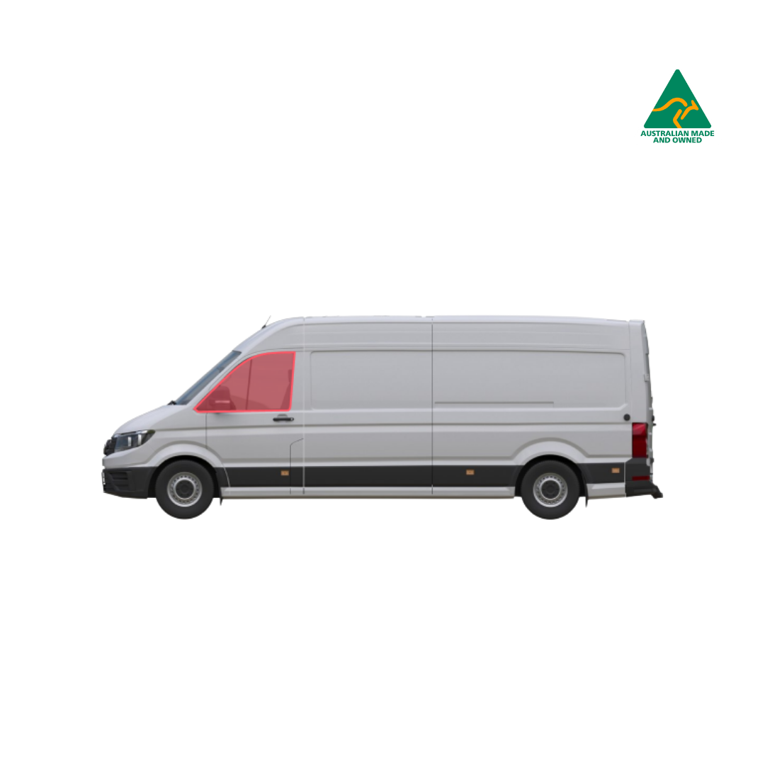 Front door window covers for VW Crafter