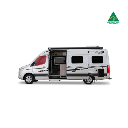 Jayco Optimum campervan front doors