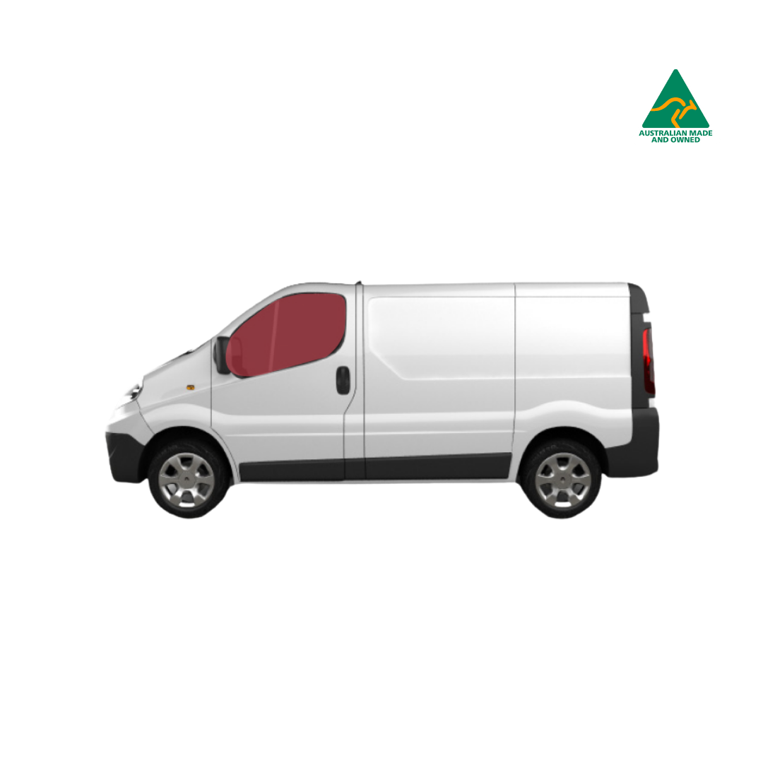 Renault Trafic front door window covers pair