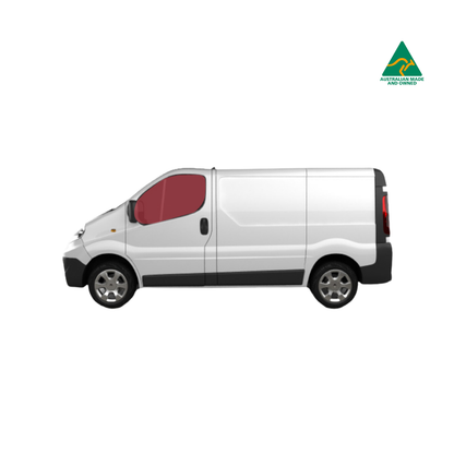 Renault Trafic front door window covers pair