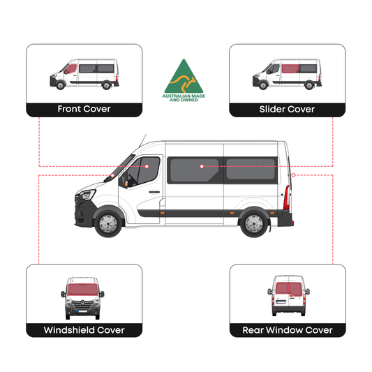 Renault Master insulated full set window covers