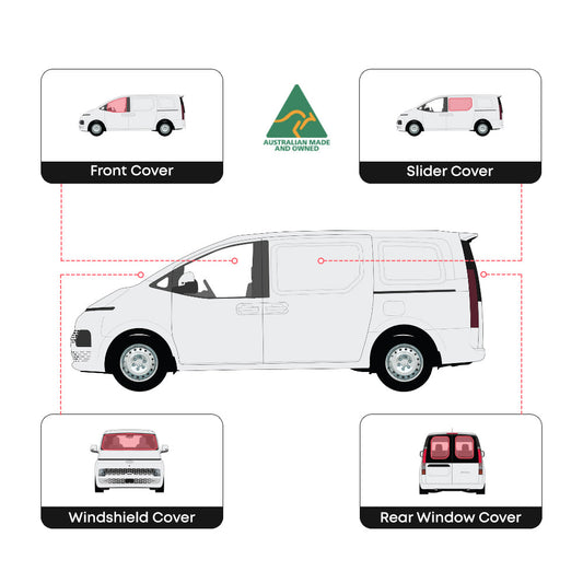 Hyundai Staria full set window covers