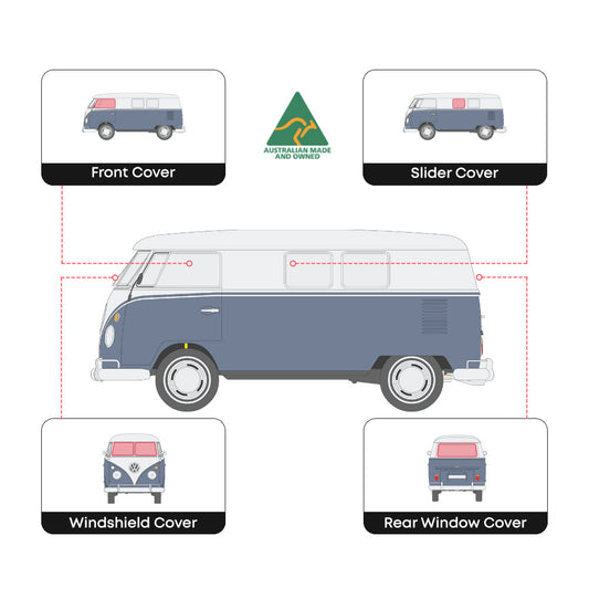 VW Kombi full set window cover