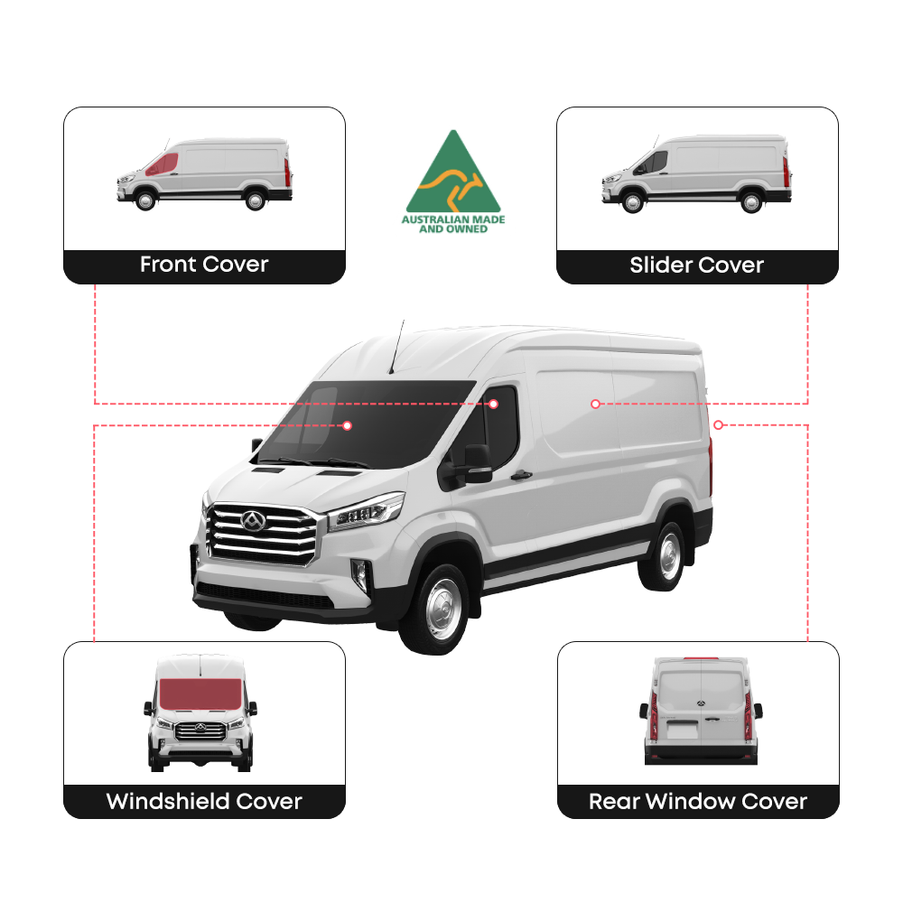 window cover set for LDV Deliver 9