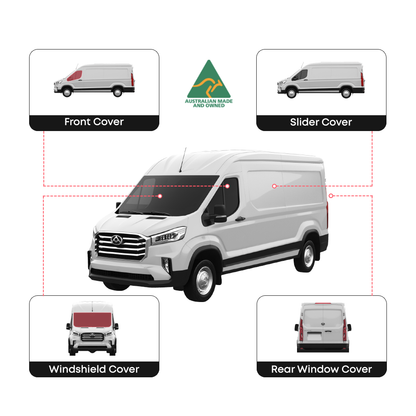 window cover set for LDV Deliver 9