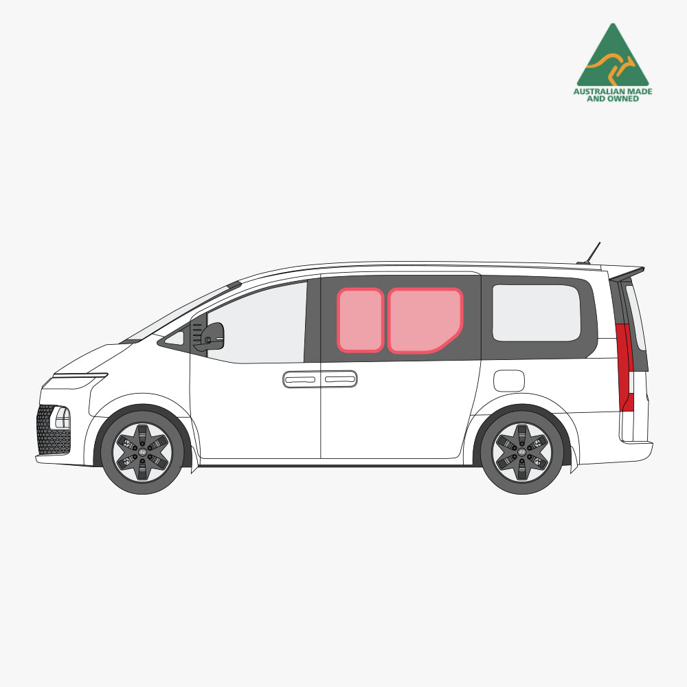 Hyundai Staria Slider Door Window Cover (Passenger/Driver)