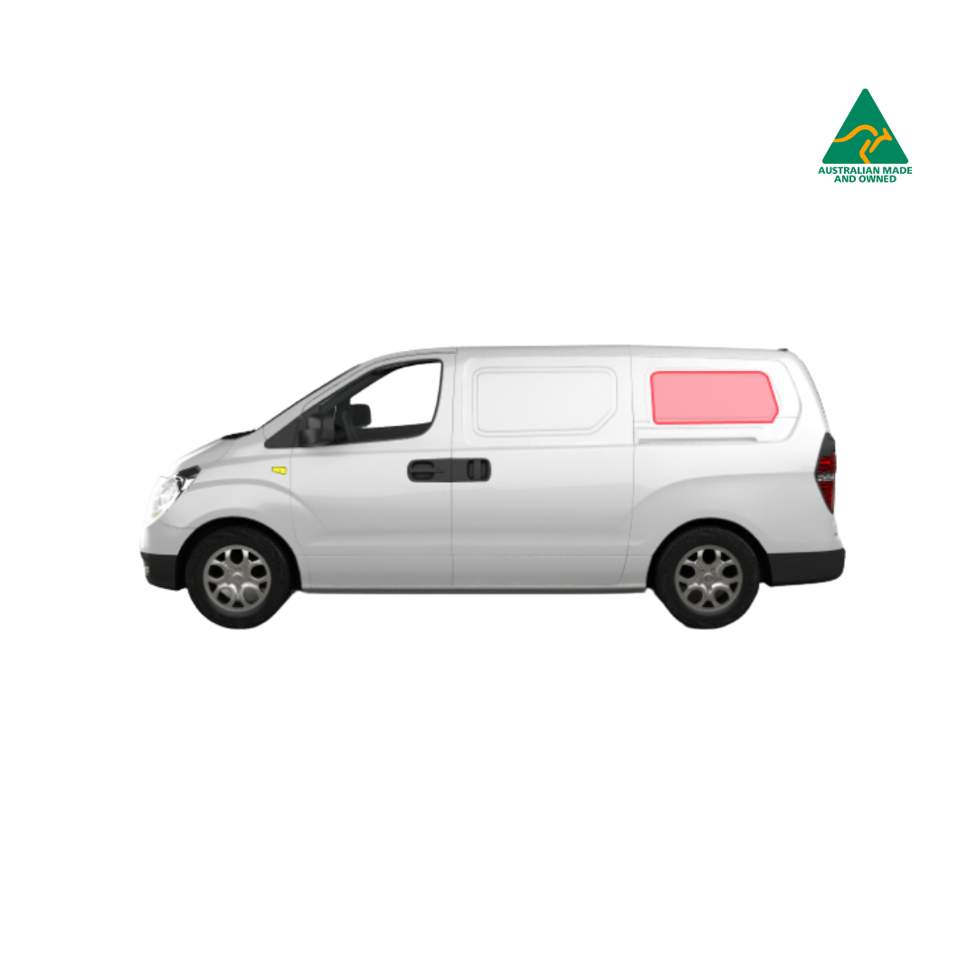 Hyundai iLoad Rear Panel Window Cover (Passenger) – Custom Van Fitouts