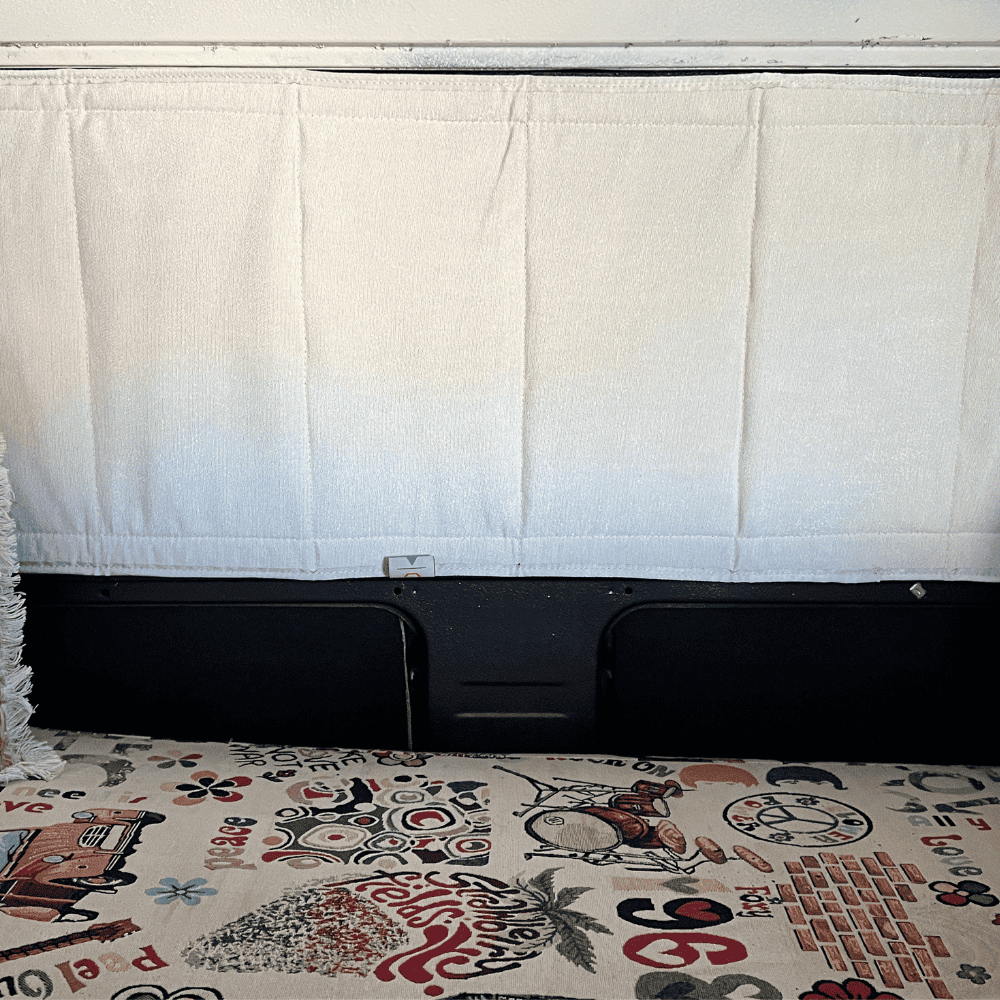 VW Kombi slider door window cover