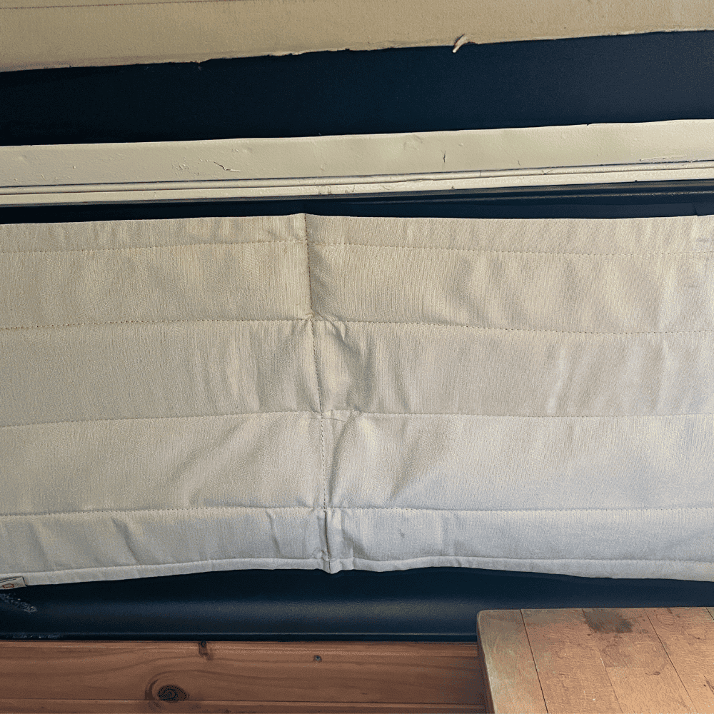 VW Kombi slider door window cover