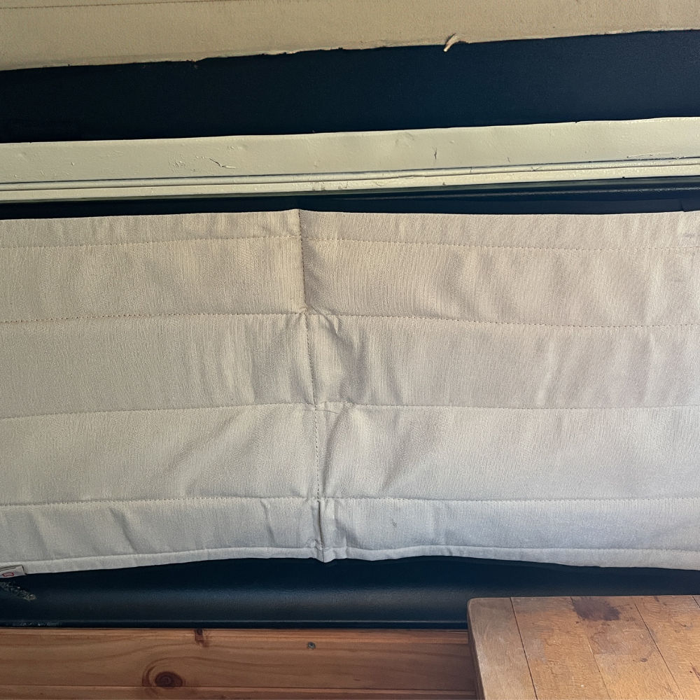 VW Kombi slider door window cover