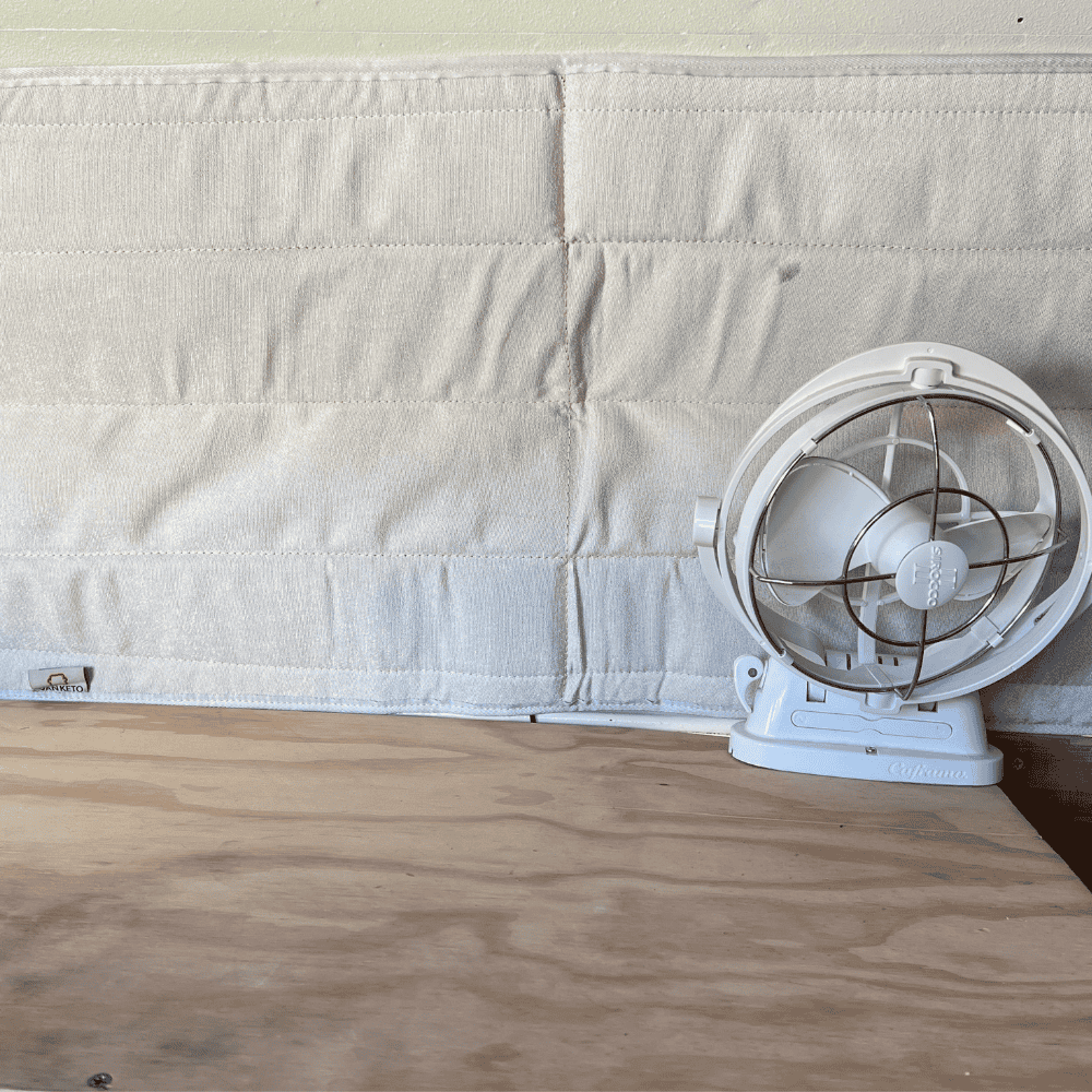Rear panel window covers for VW Kombi
