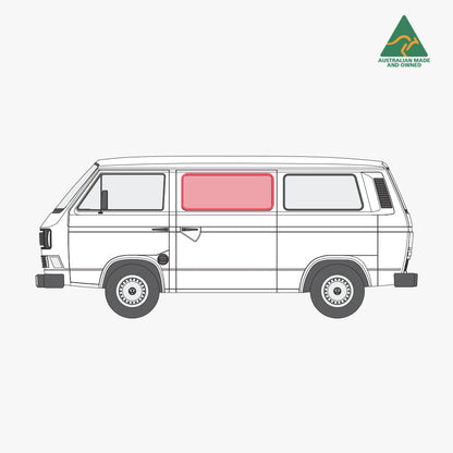 Kombi Slider Door Window Cover (Passenger)