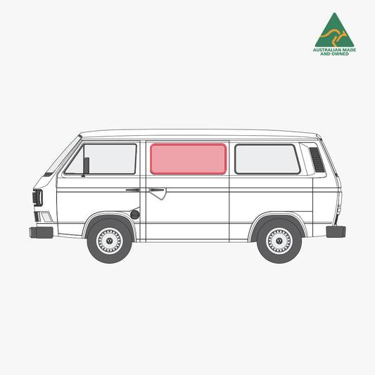 Kombi Slider Door Window Cover (Passenger)