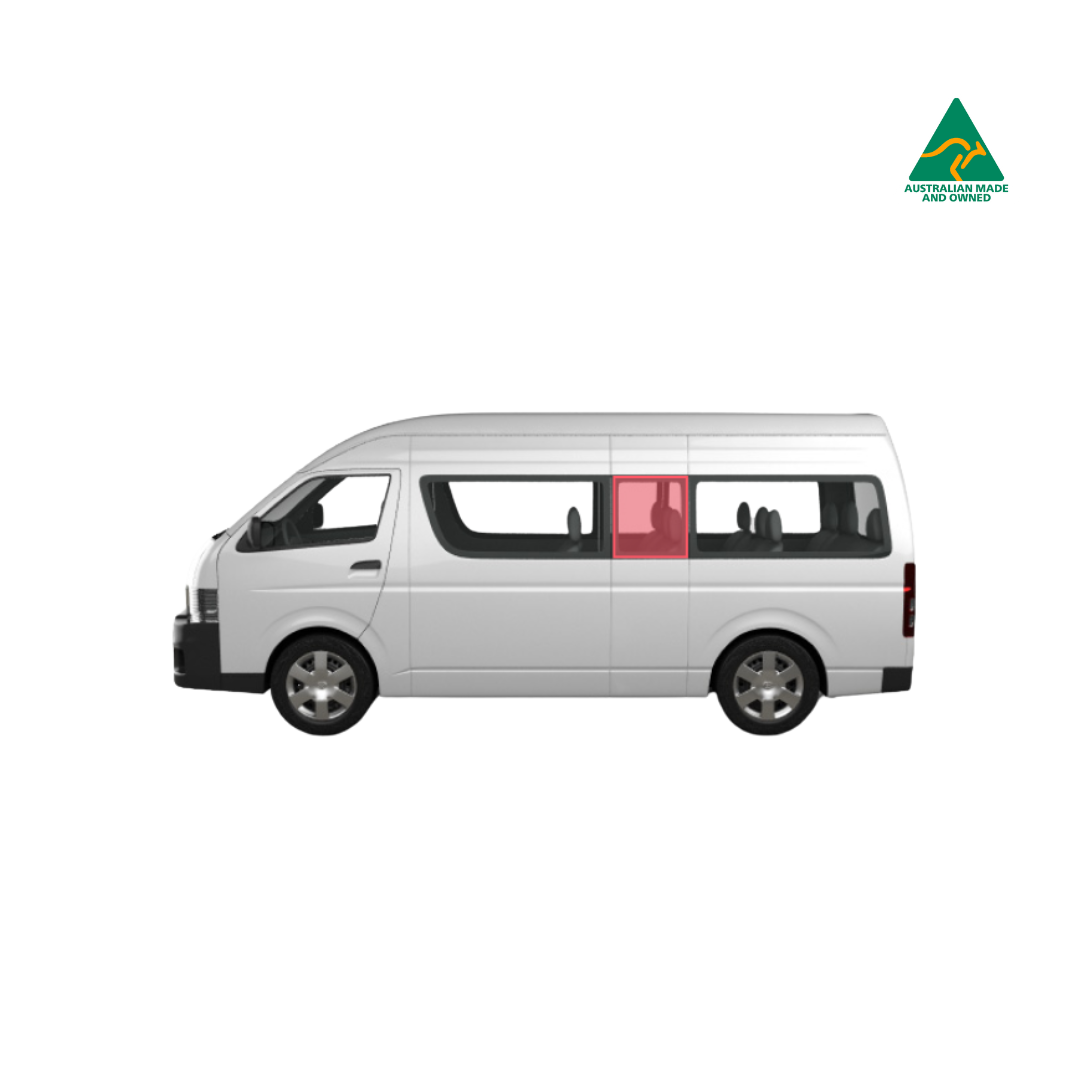 Toyota Hiace Rear & Middle Panels Window Covers