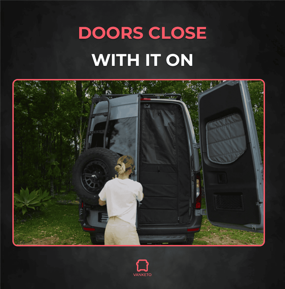 Midge Pro Garage Rear Door Insect Screen (Sprinter)