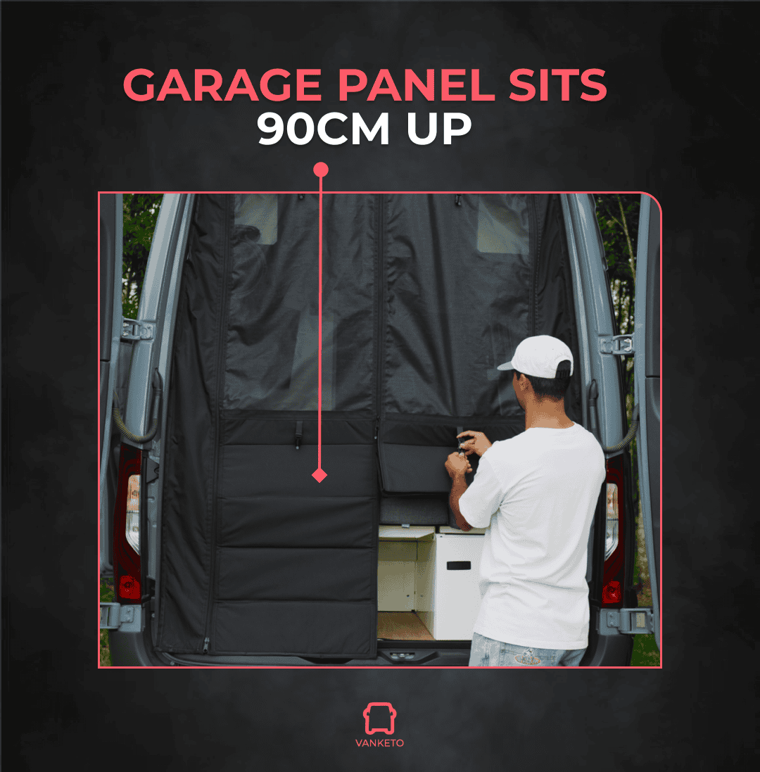 Midge Pro Garage Rear Door Insect Screen (Sprinter)