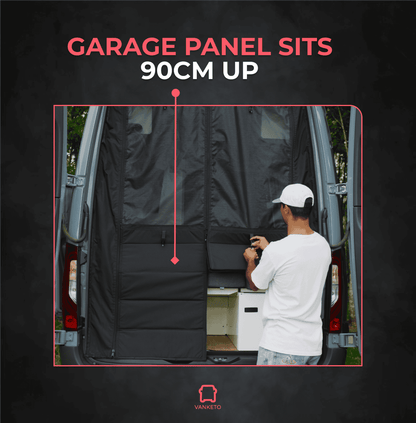 Midge Pro Garage Rear Door Insect Screen (Sprinter)