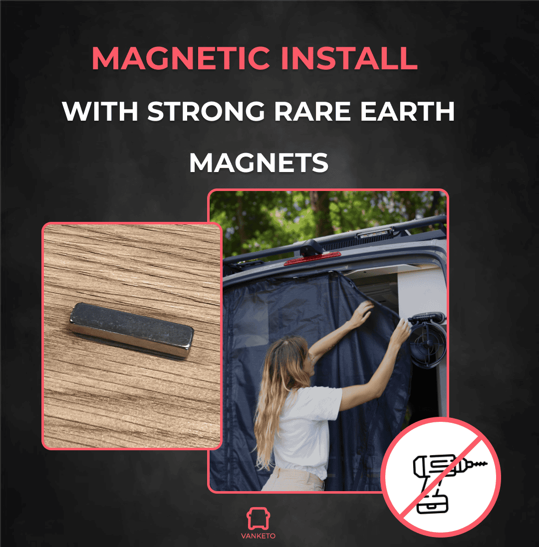 Midge Pro Garage Rear Door Insect Screen (Sprinter)