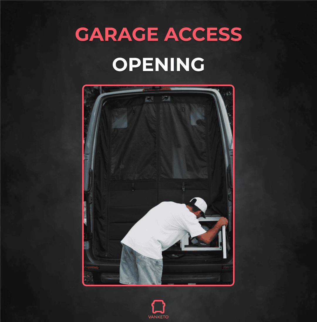 Midge Pro Garage Rear Door Insect Screen (Sprinter)