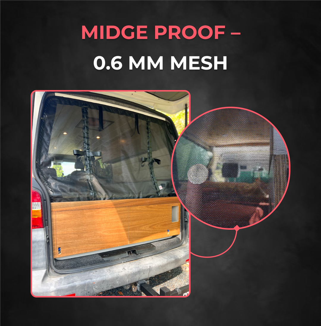 VW Crafter 2017-2025 - Midge Pro Insect Screen® (Inside Fitting)