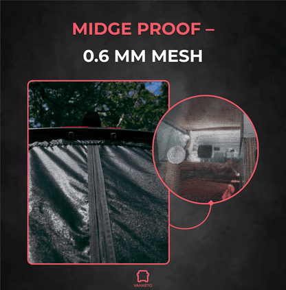 Midge Pro Garage Rear Door Insect Screen (Sprinter)
