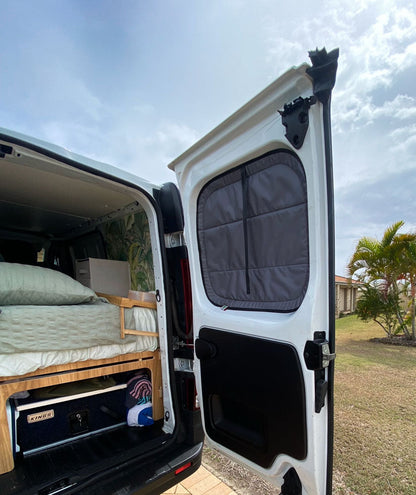 Mitsubishi Express rear door window cover