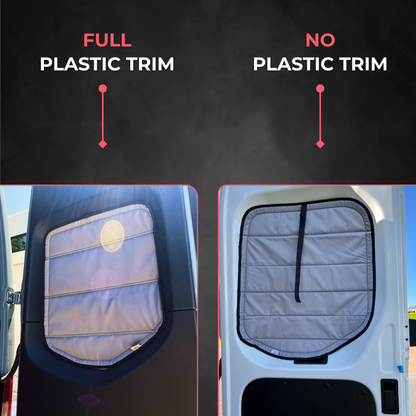 Sprinter Rear Doors (pair) Window Covers