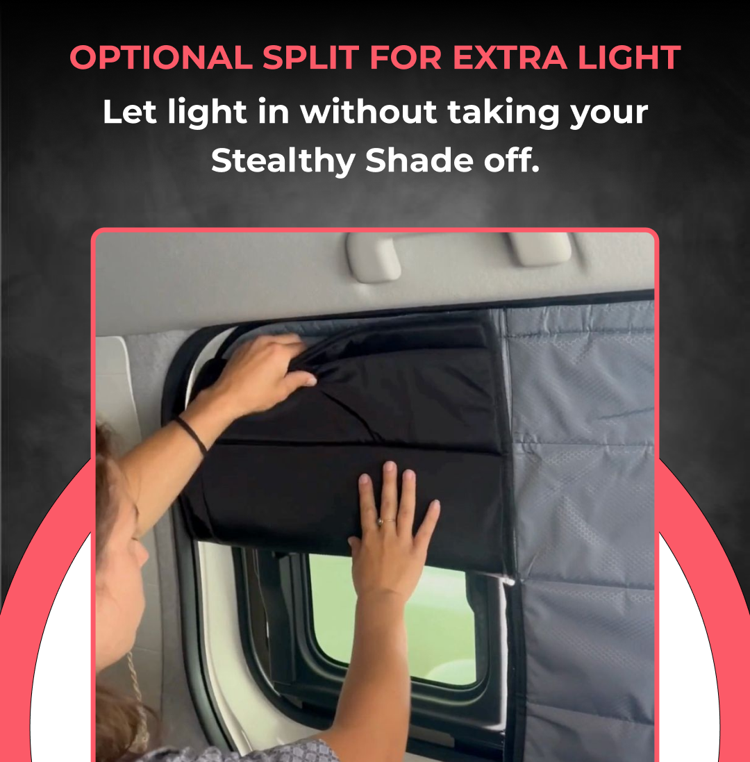 Kombi Slider Door Window Cover (Passenger)