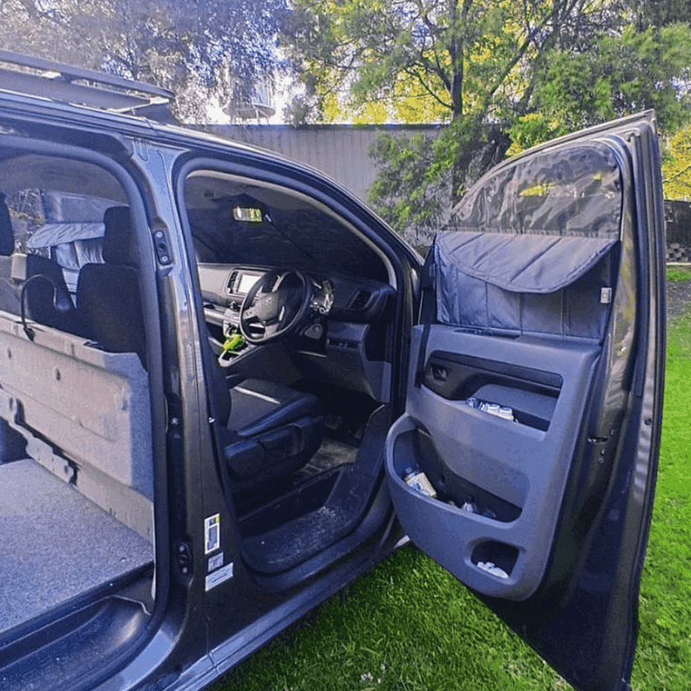 Insulated cab window covers for Peugeot Expert